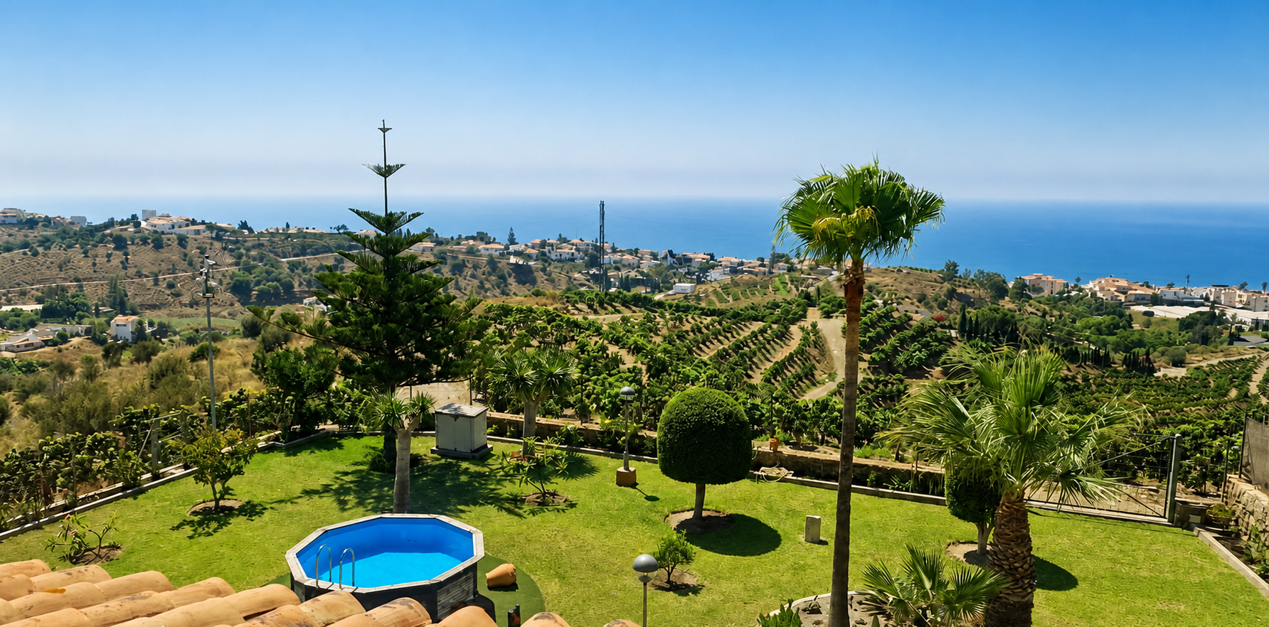 Panoramic sea and coastal landscape views