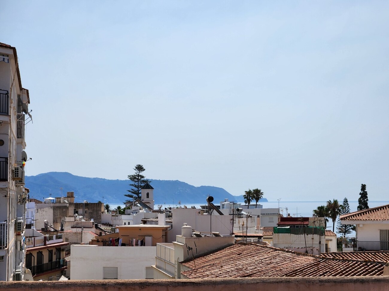 Sea and mountain views from the property