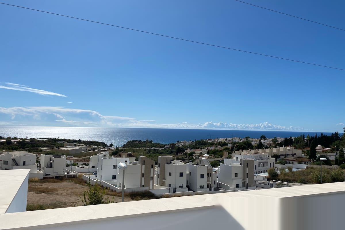 Sea views from the terrace